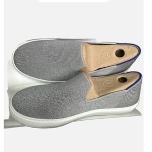 Rothy's Irridescent Gray Slip-On Sneakers